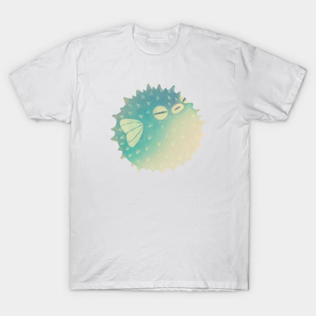 Angry Pufferfish T-Shirt by Bumcchi